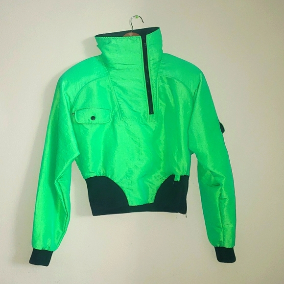 Nils Jackets \u0026 Coats | Vintage Womans Ski Jacket Brand Name Nils Excellent Condition | Color: Black/Green | Size: 8 | Magdalenagrego's Closet